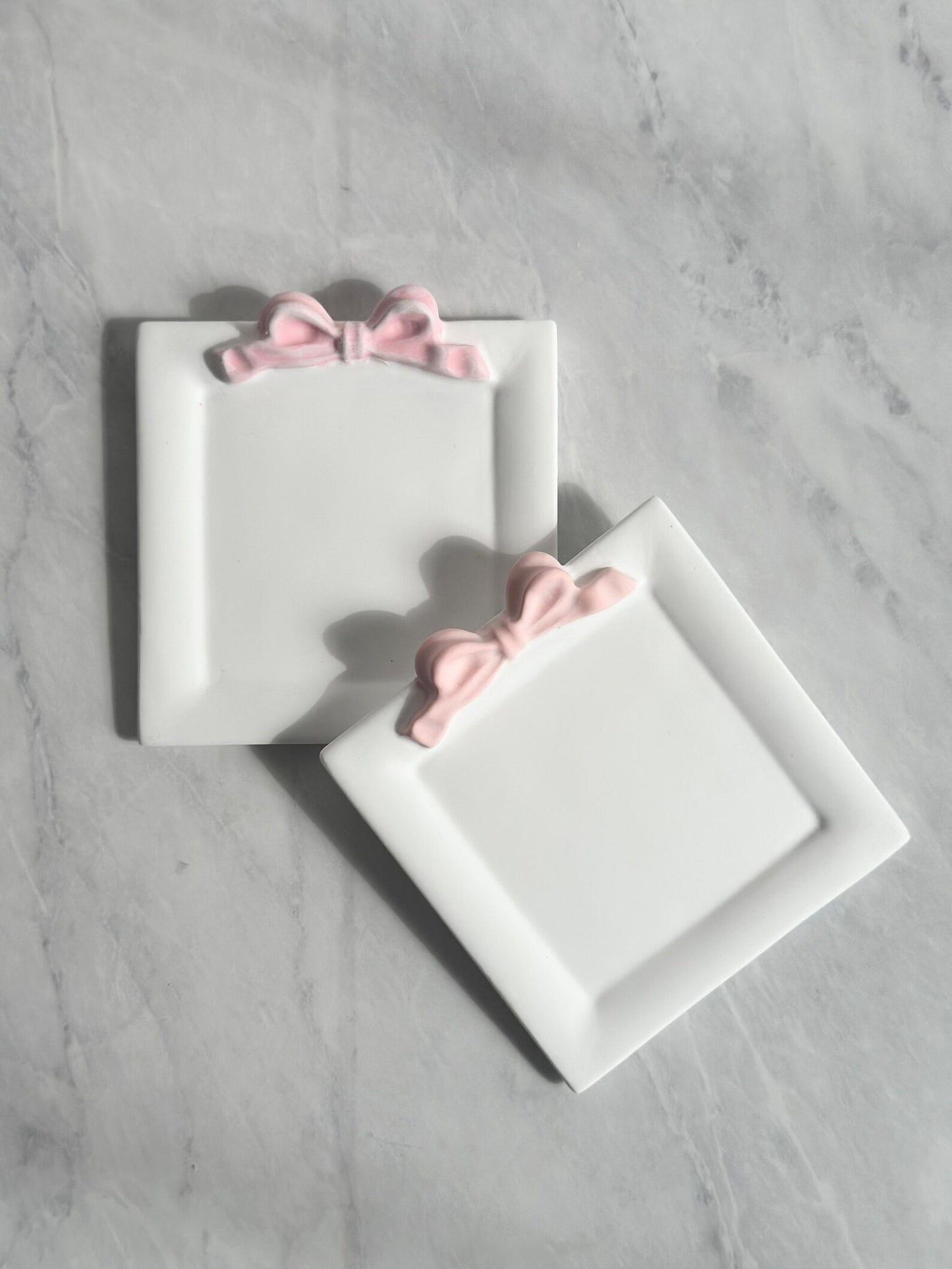 Pink Bow Trays