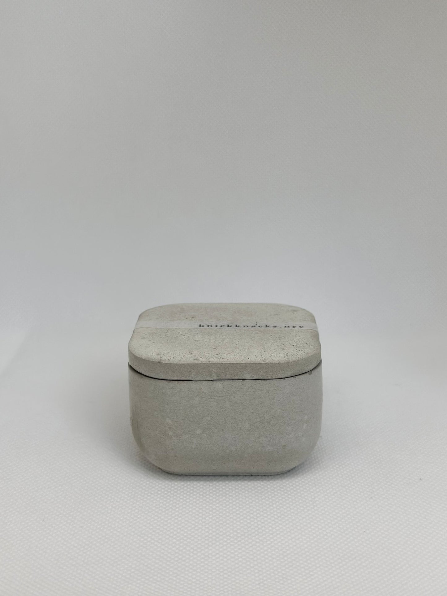 Concrete Mini Jar with Lid