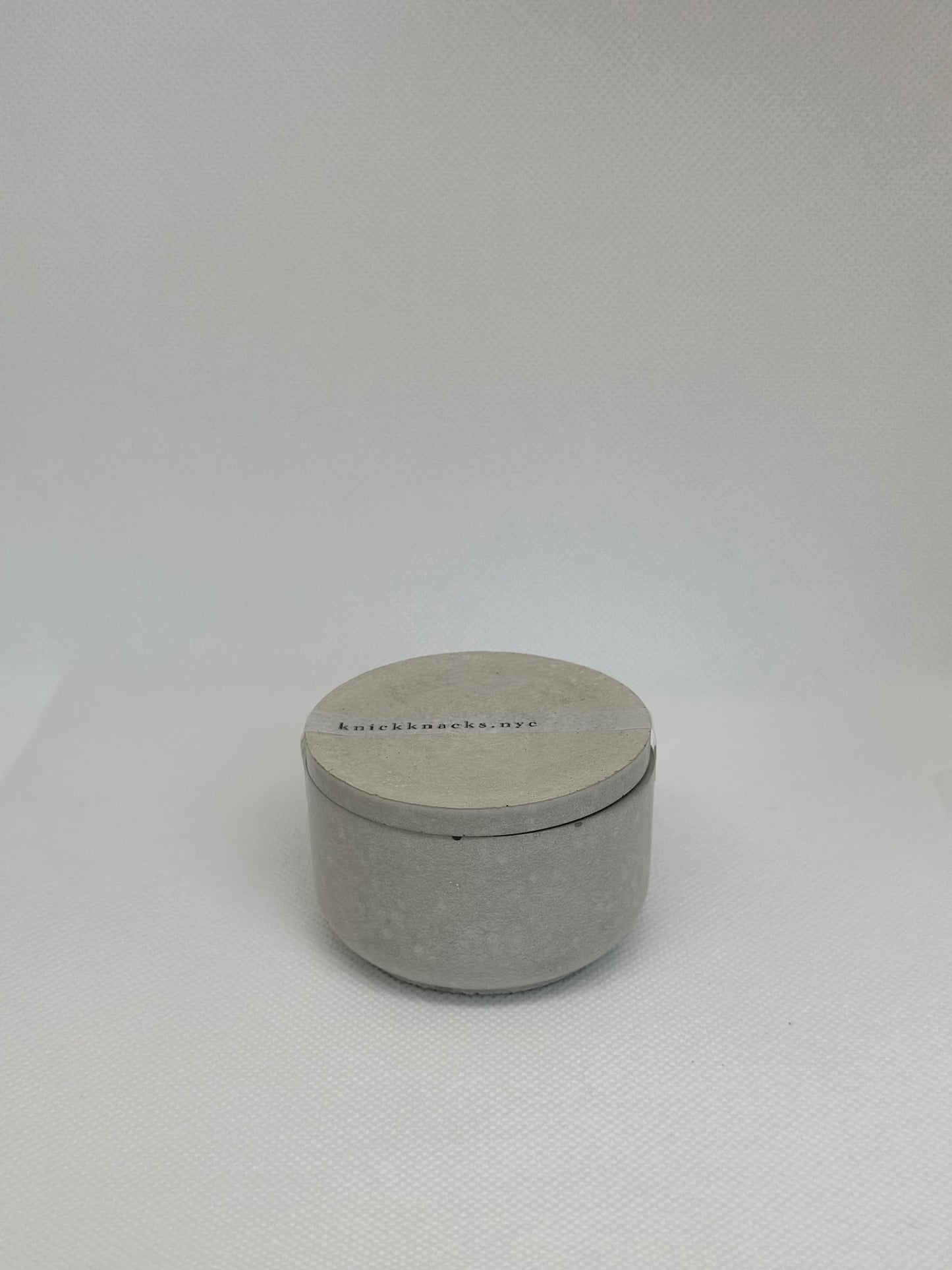 Concrete Mini Jar with Lid