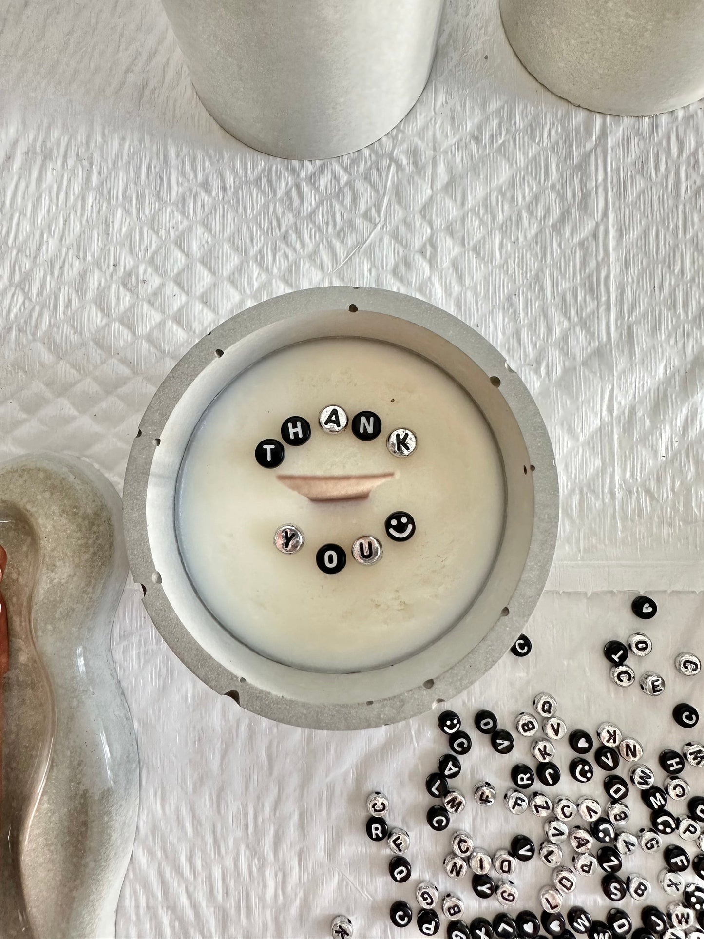 Secret Message Custom Candle