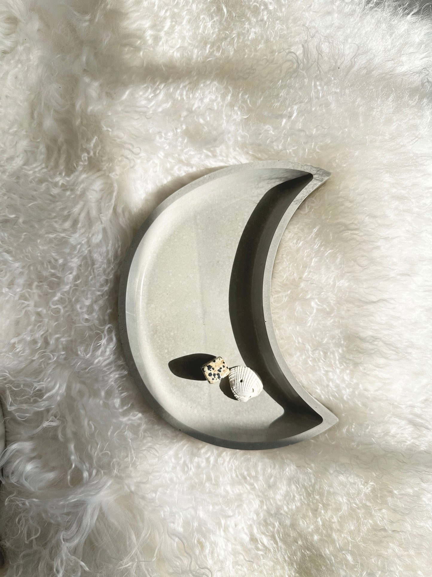 Moon Concrete Tray