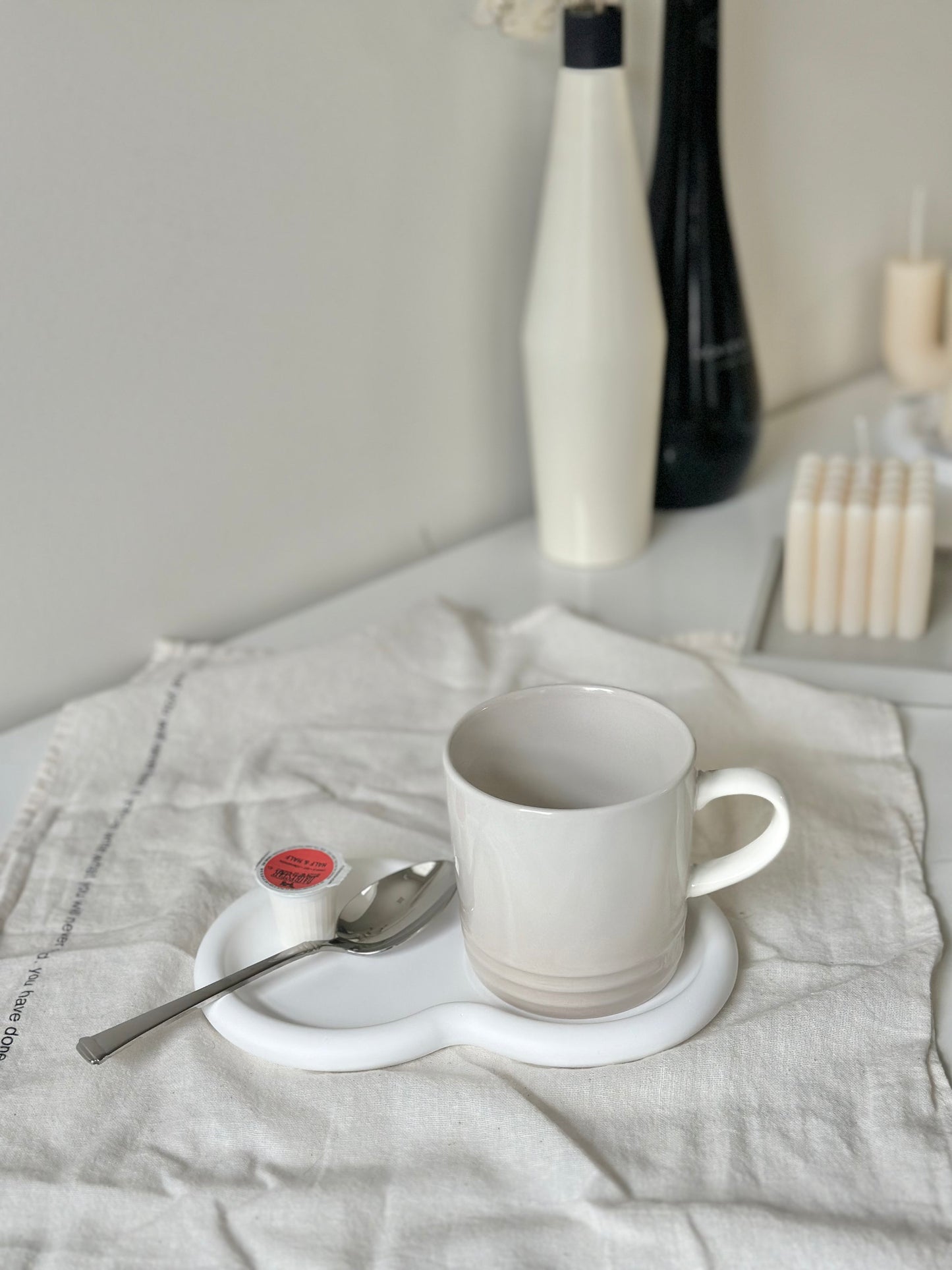 Circle Plaster Trays with Jewelry Holders