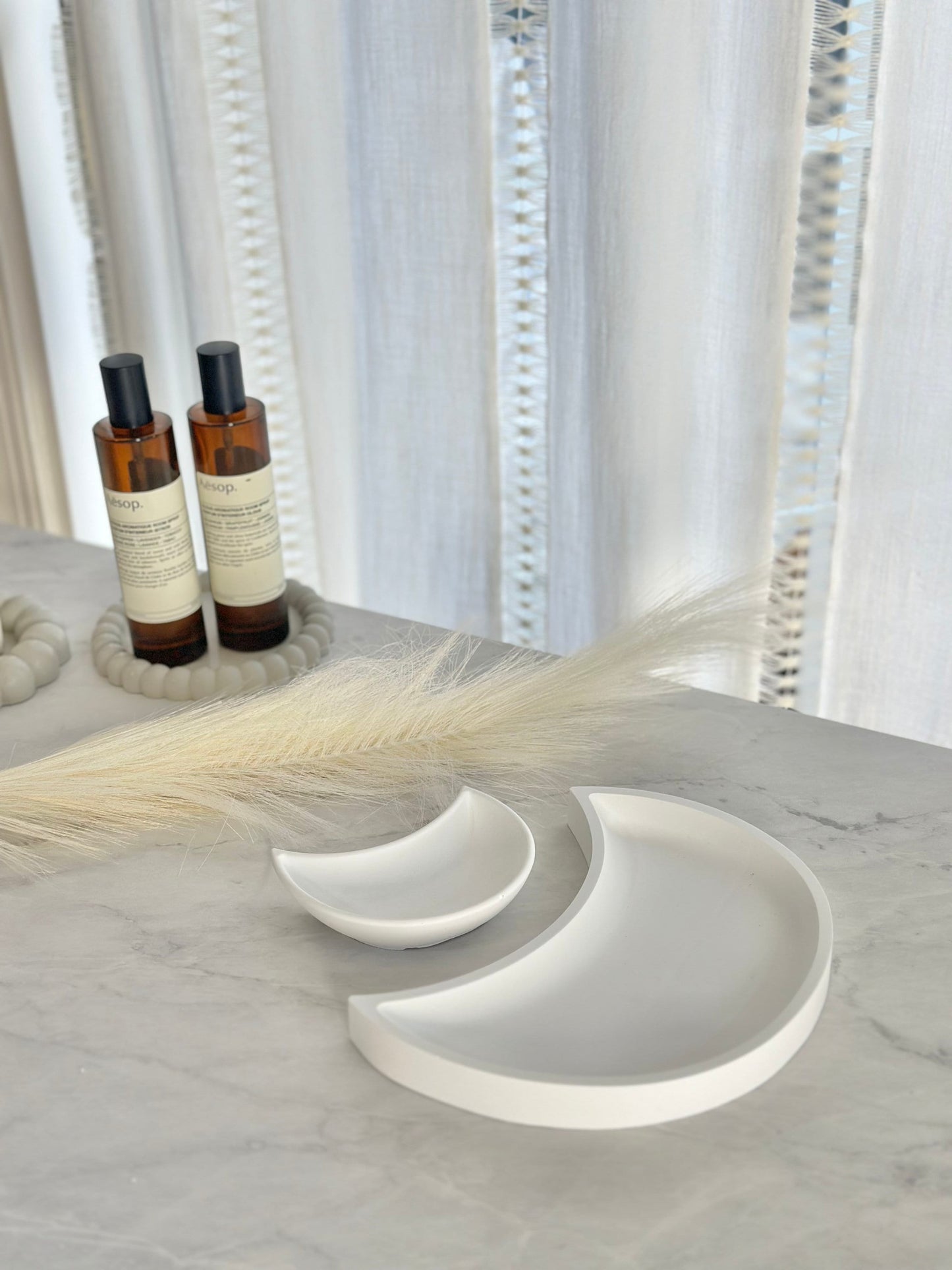 Moon Concrete Tray