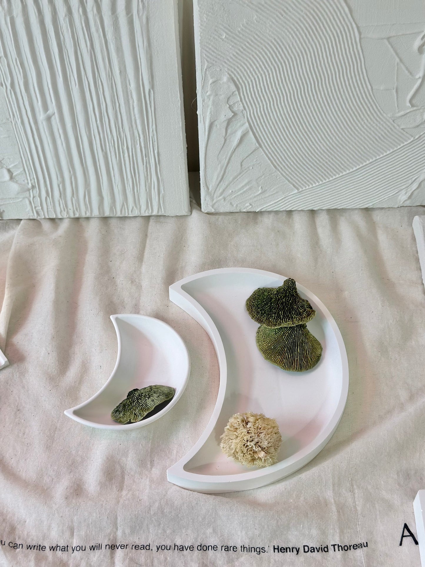Moon Concrete Tray
