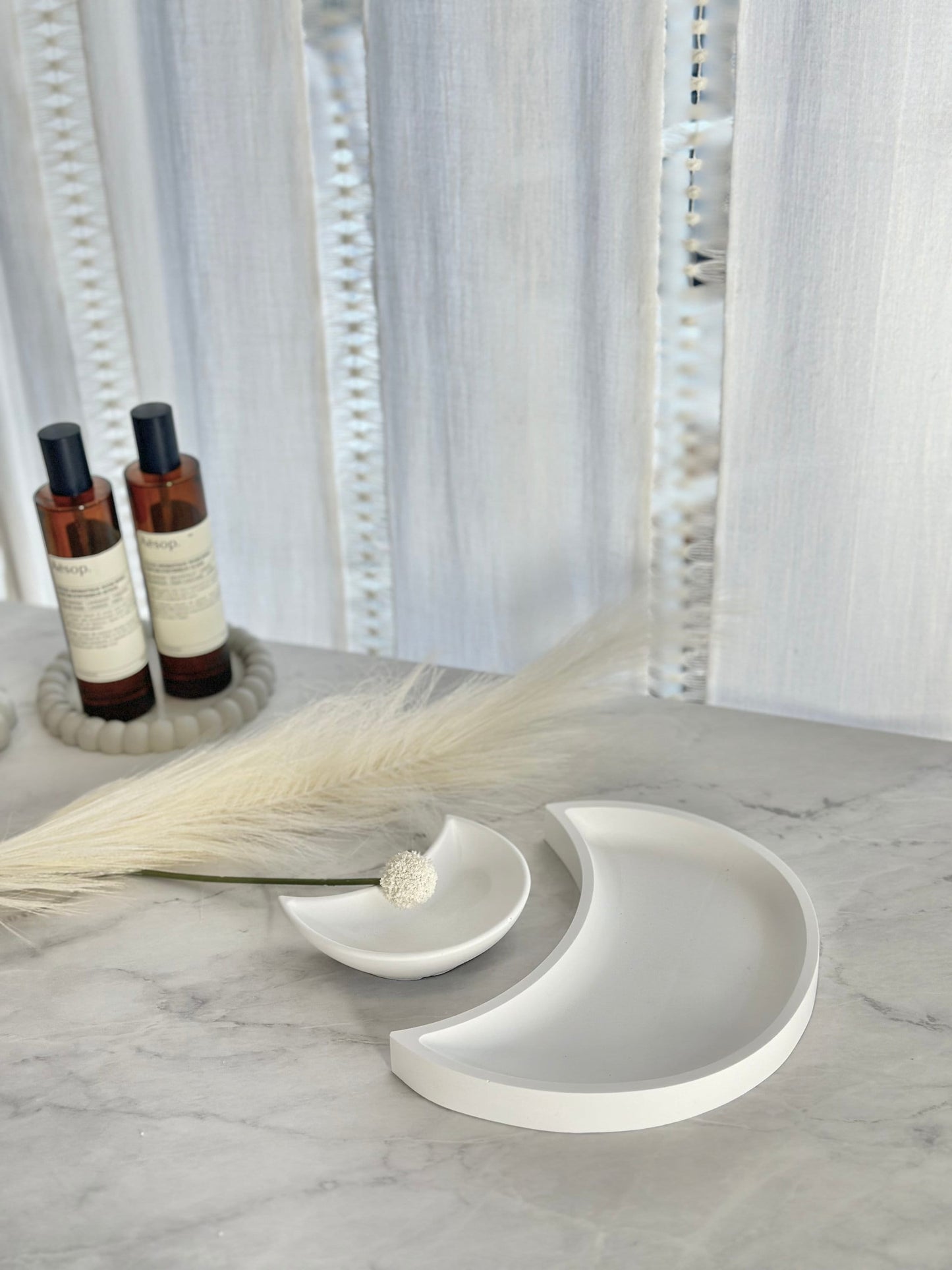 Moon Concrete Tray