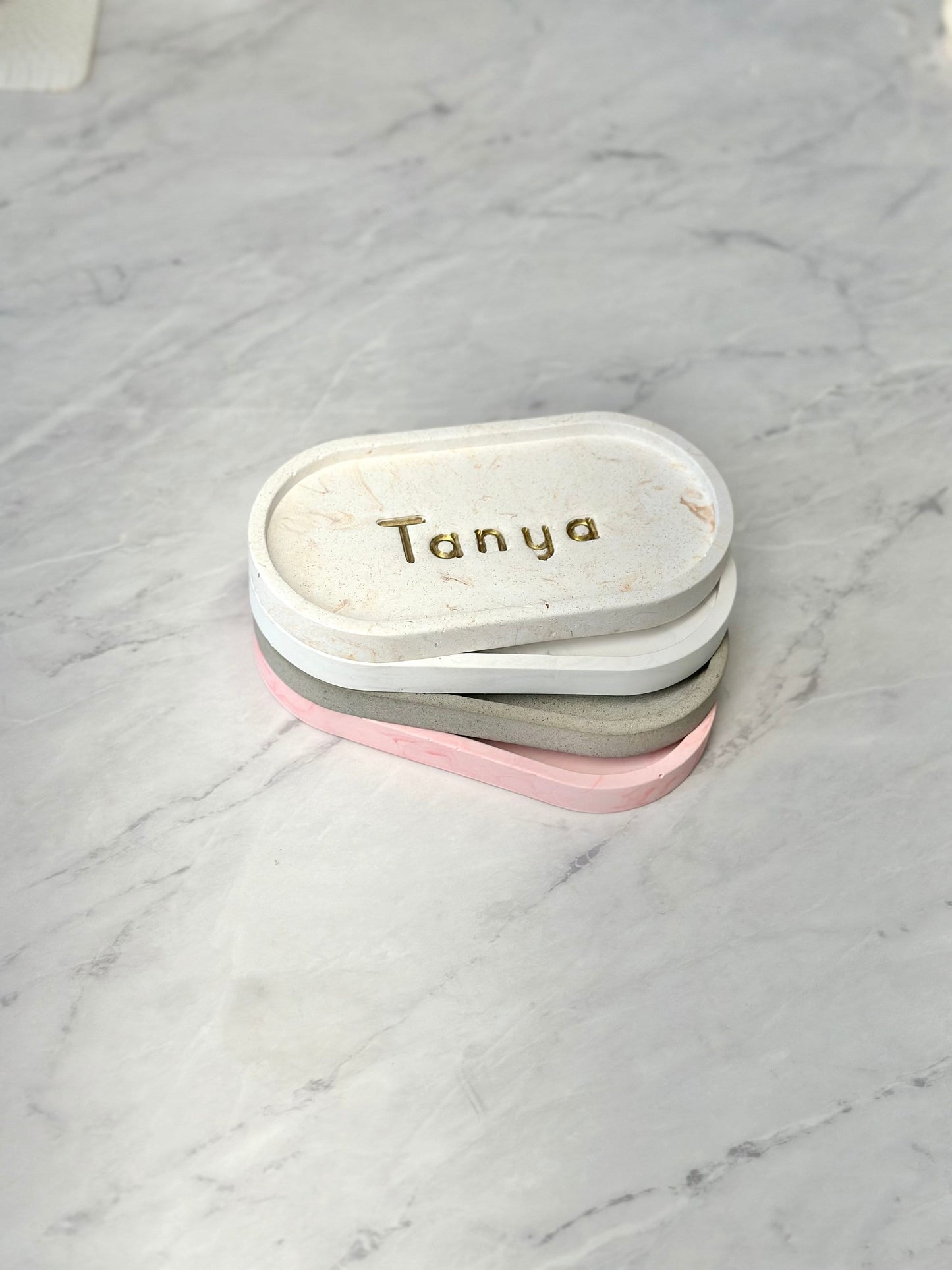 Engraved Oval Tray