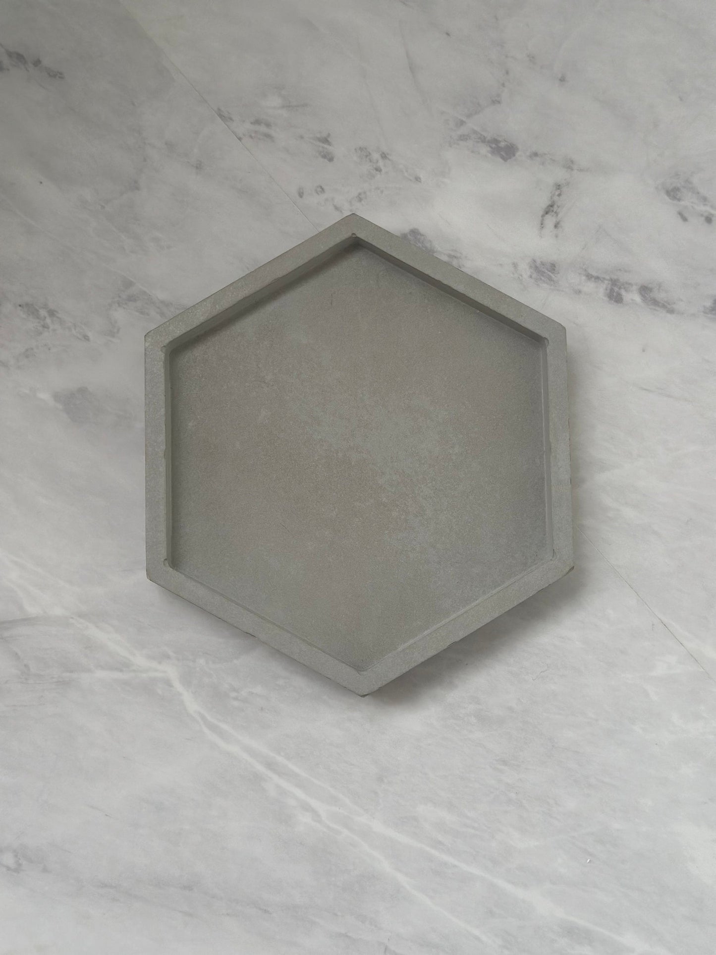 Hexagon Concrete Trinket Dish