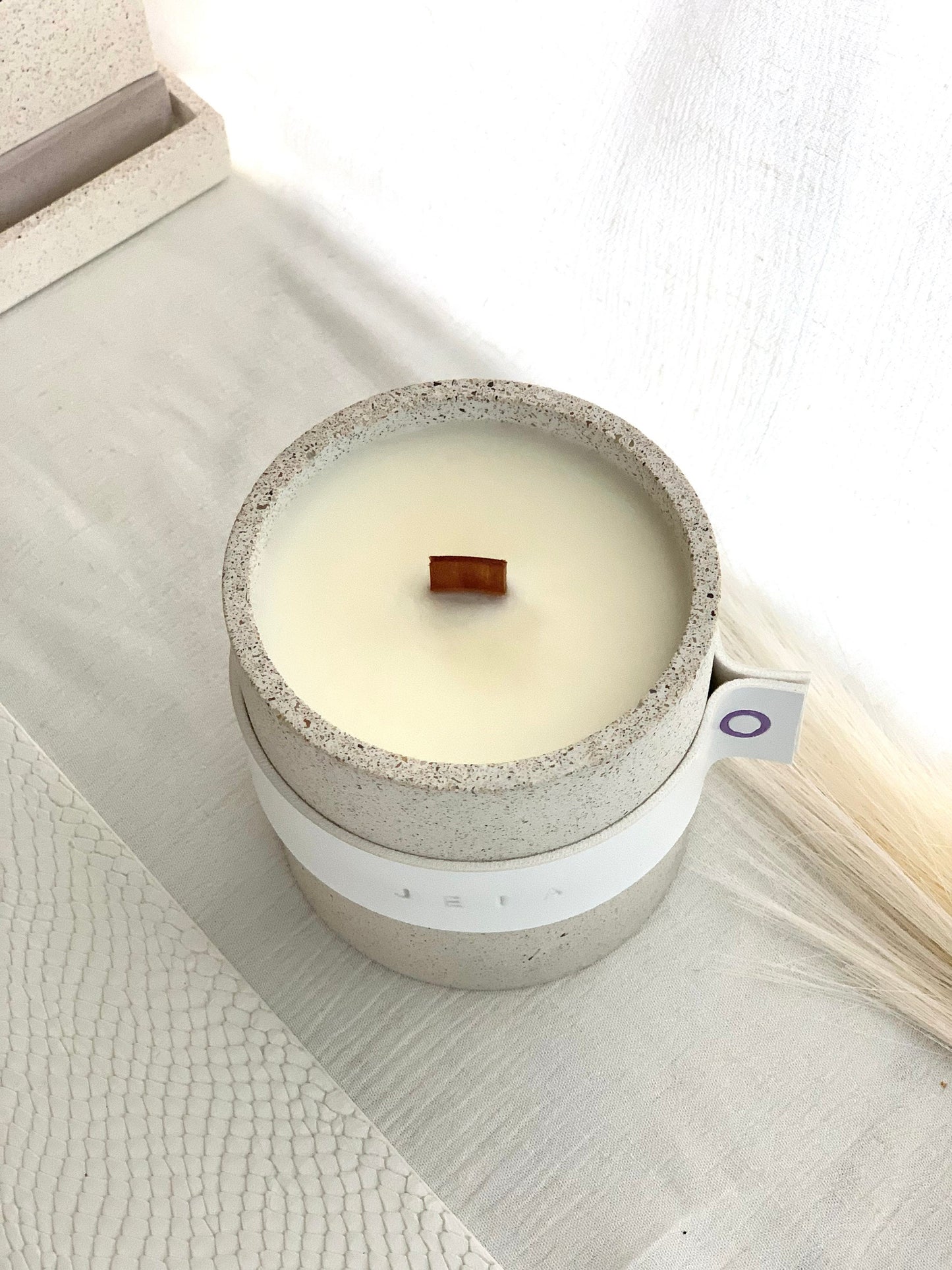 Leather Belted Custom Soy Candle