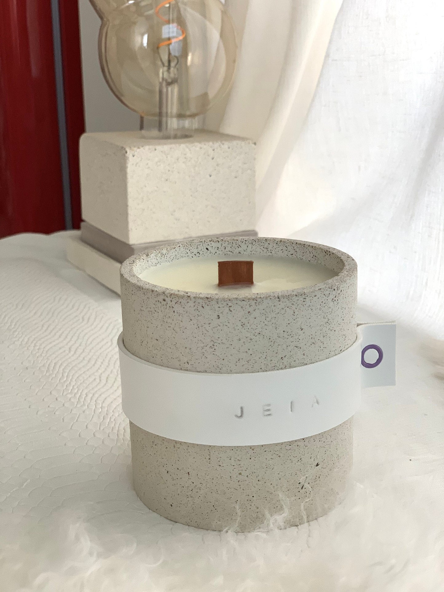 Leather Belted Custom Soy Candle