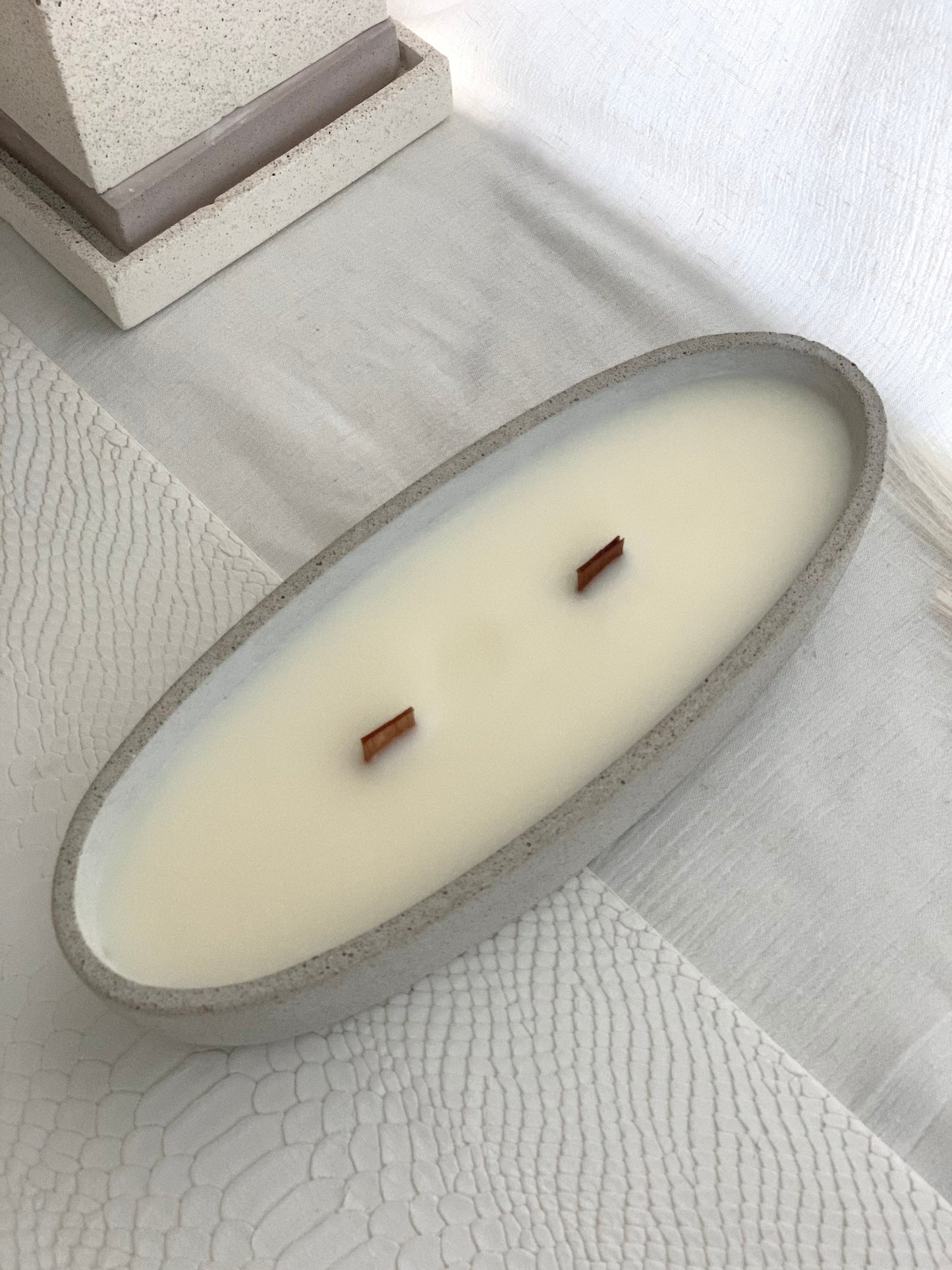 Oval Bowl Soy Candle