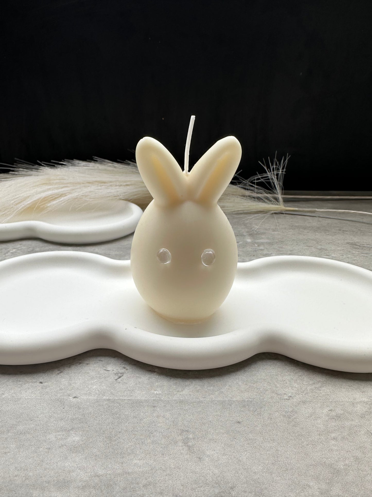 Easter Pastel Bunny Candle