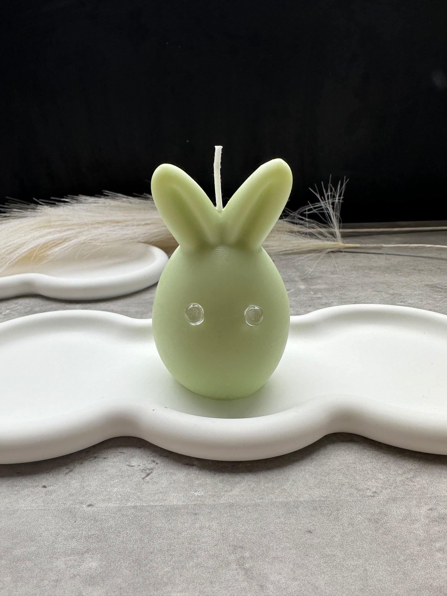 Easter Pastel Bunny Candle