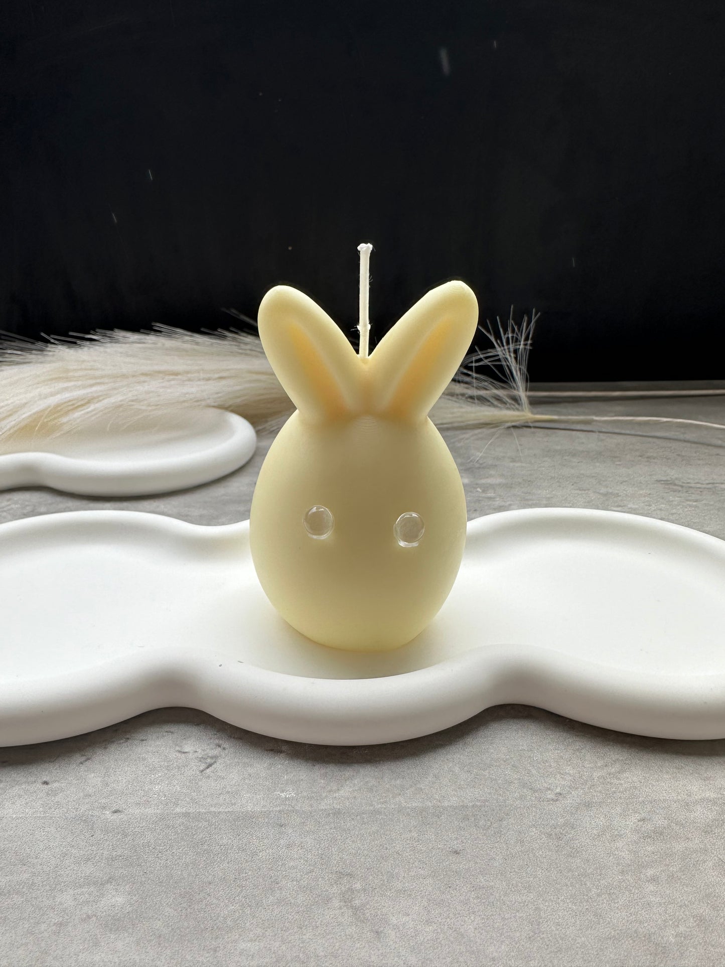 Easter Pastel Bunny Candle