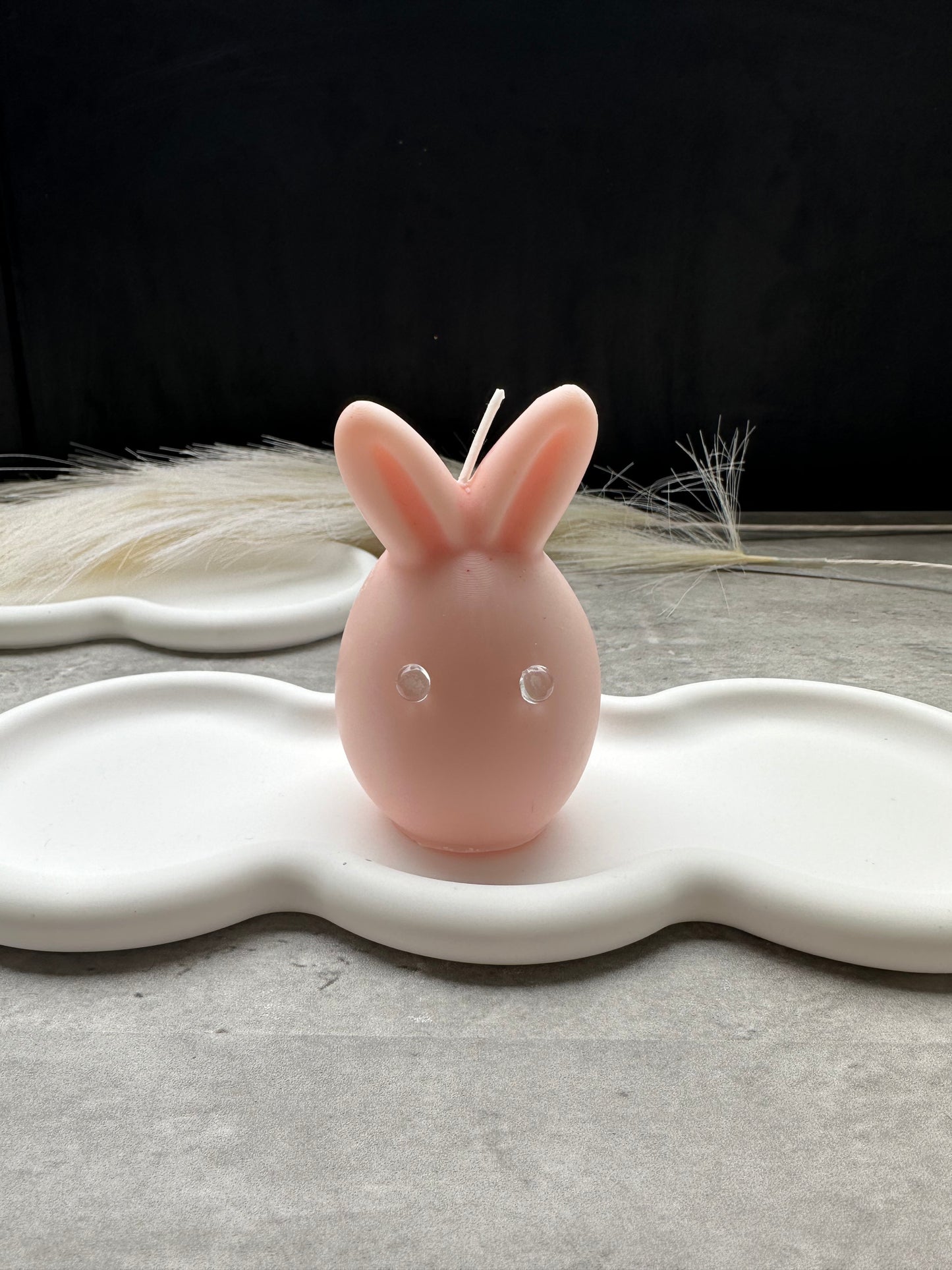 Easter Pastel Bunny Candle