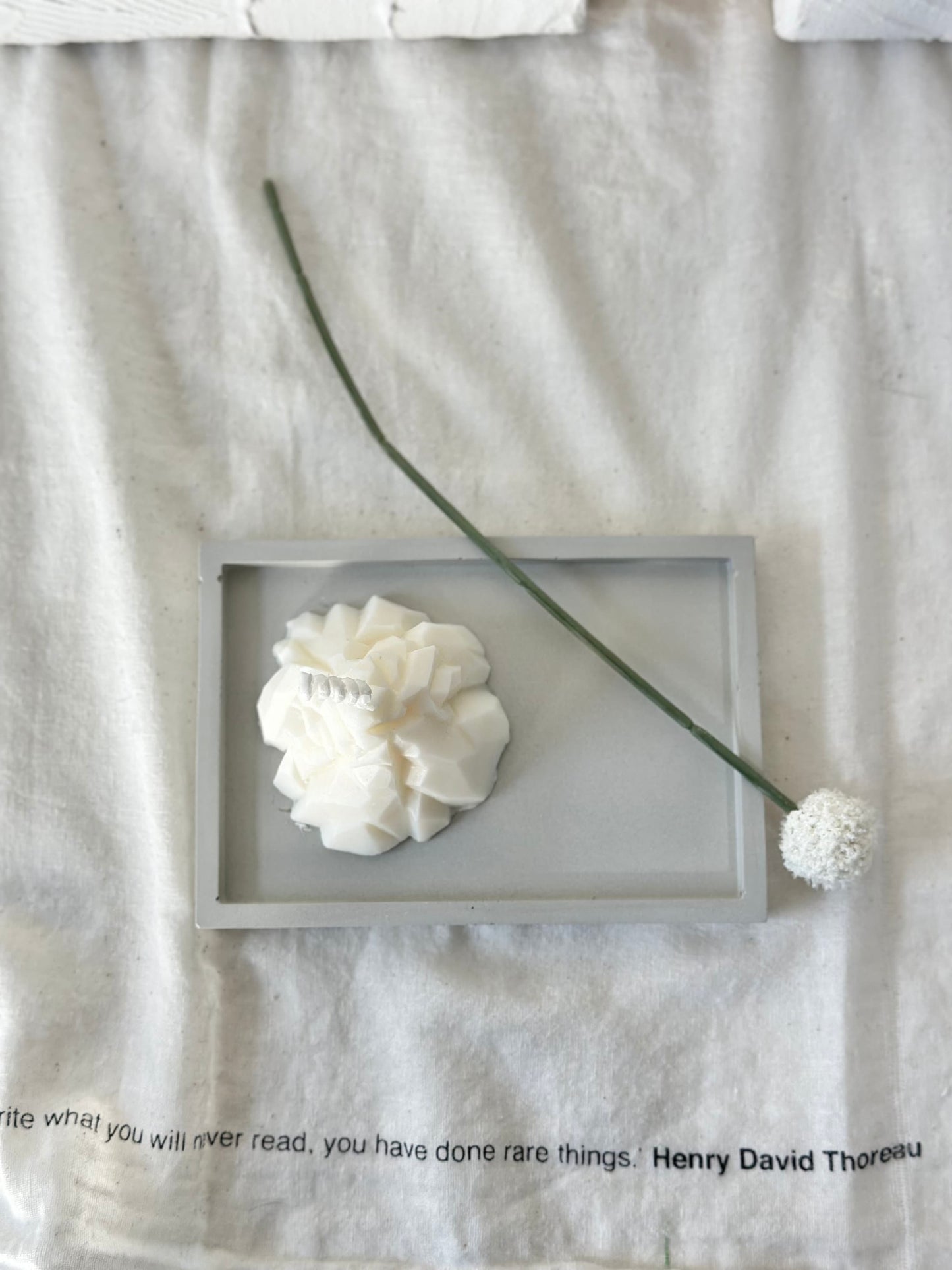 Mountain Soy Candle with Tray
