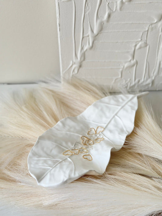 Large Leaf Decorative Tray