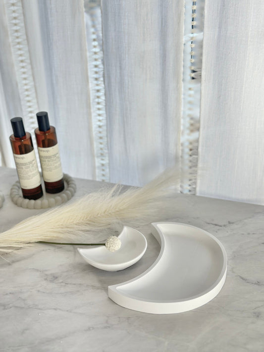 Moon Concrete Tray