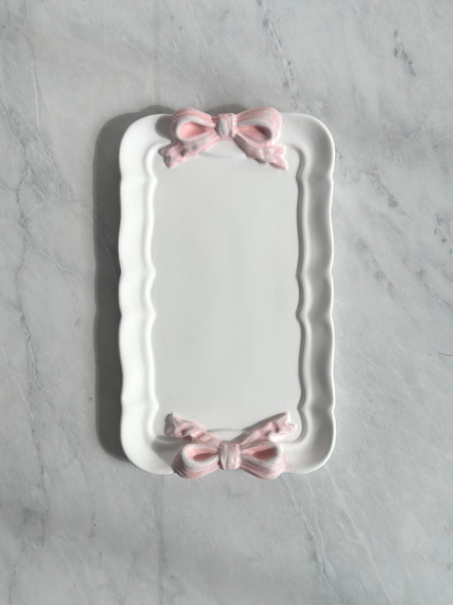 Pink Bow Trays