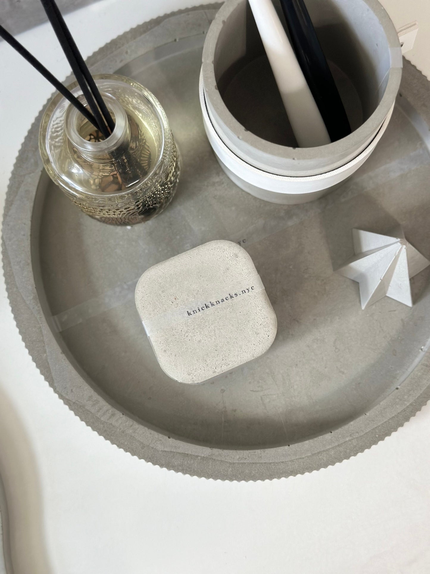 Concrete Mini Jar with Lid
