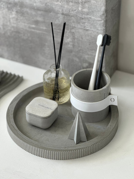 Concrete Mini Jar with Lid